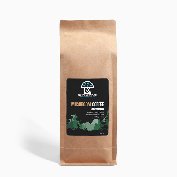 Mushroom Coffee Fusion - Lion’s Mane & Chaga 16oz